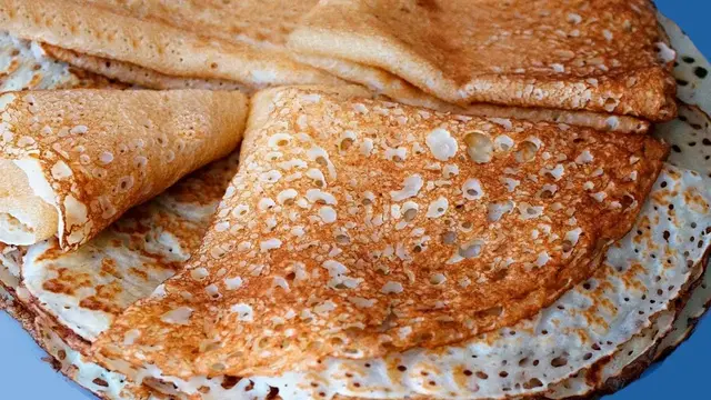 Тонкие ажурные вкусные блины