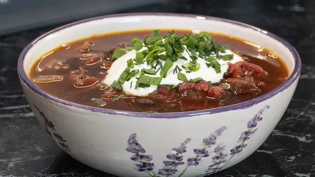 Вкусный Борщ на вине