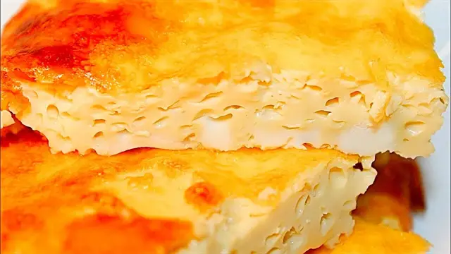 Вкусный пористый омлет на завтрак 