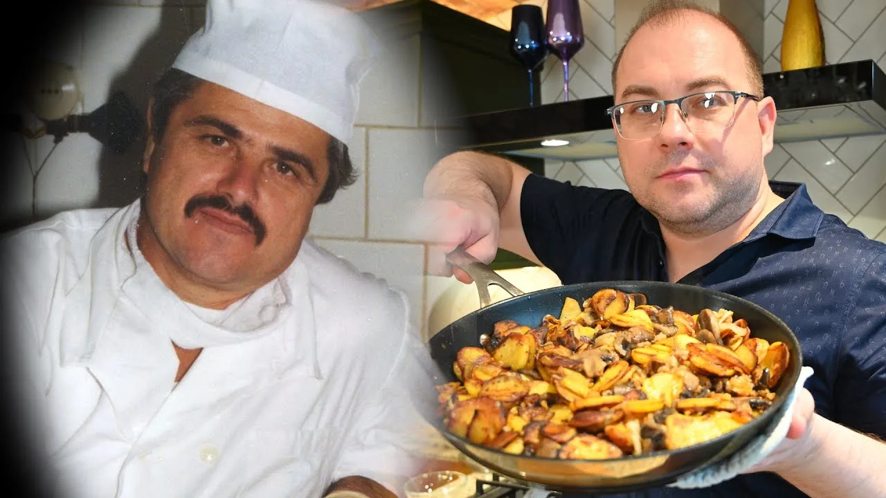 Жареная картошка с грибами