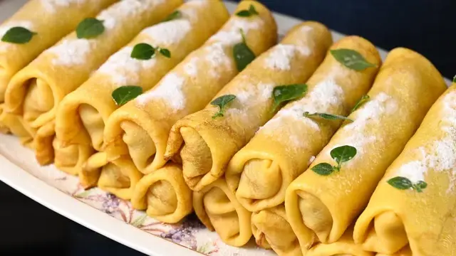 Блинчики на Масленицу с яблоками