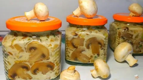 Баклажаны с грибами на зиму