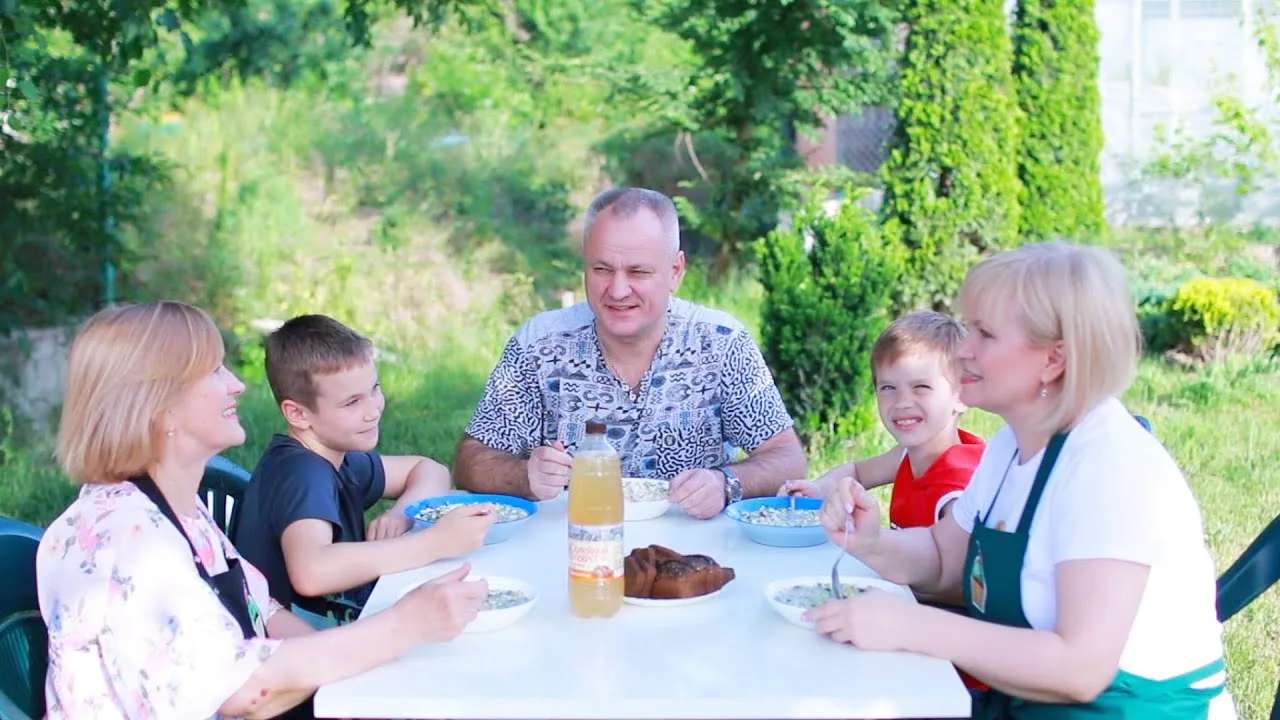 Окрошка на квасе