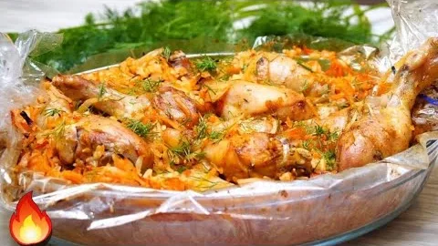 Курица в капусте на ужин