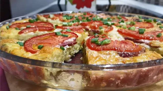 Пирог с кабачками
