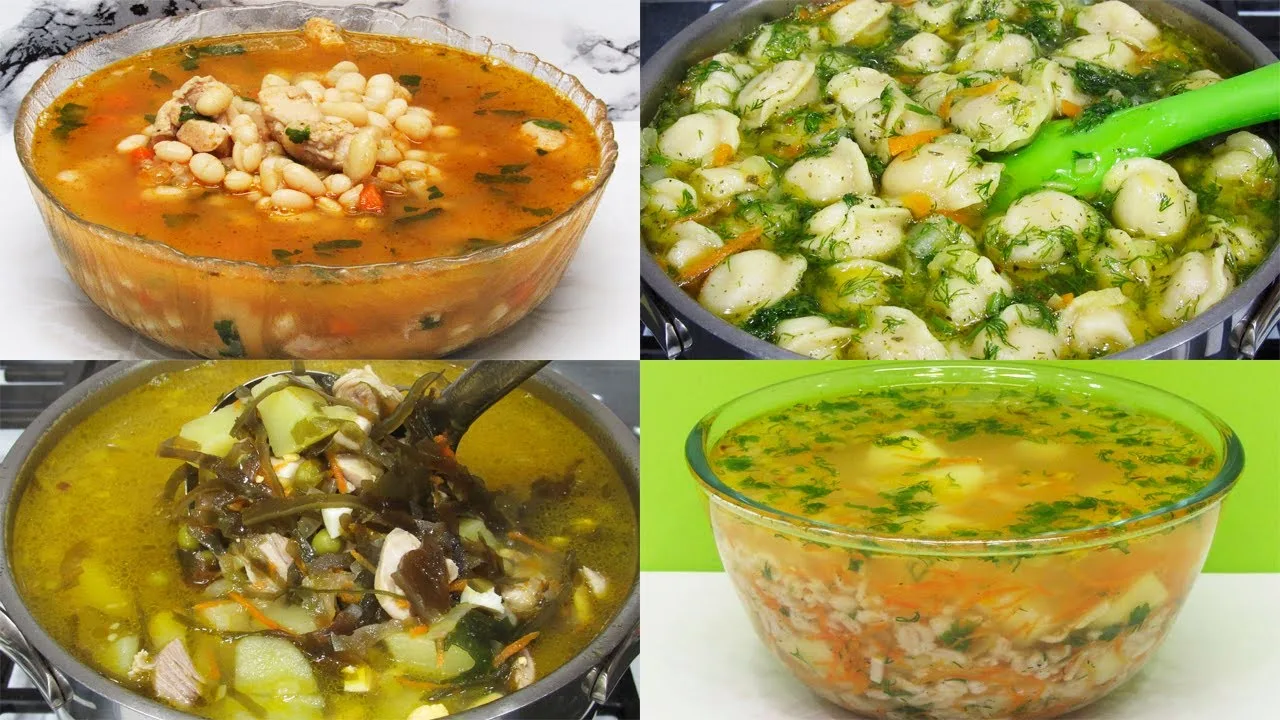 Вкусный суп на обед