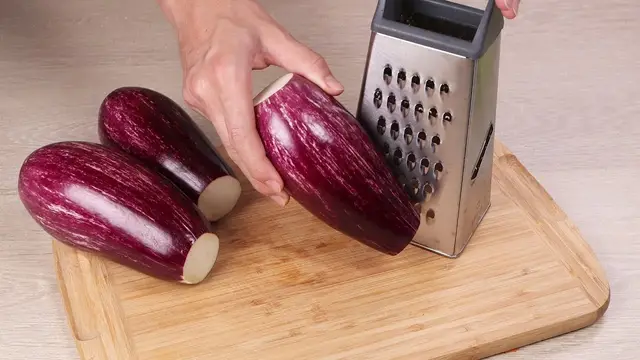 Очень простая закуска из баклажанов