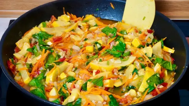 Вкусные кабачки на сковороде