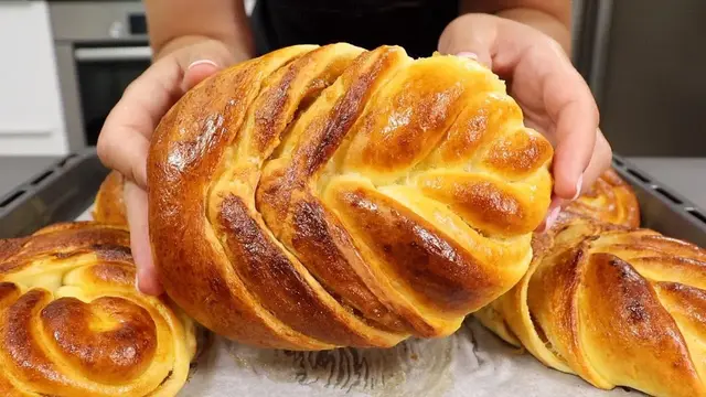 Вкусные булочки к чаю с начинкой