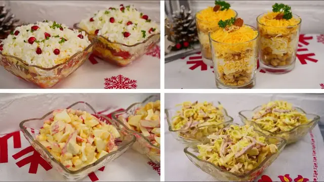 Простые и вкусные салаты на новогодний стол