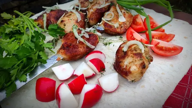 Самый вкусный шашлык из индейки