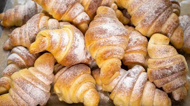 Круассаны из дрожжевого теста 