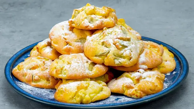 Простое и вкусное яблочное печенье