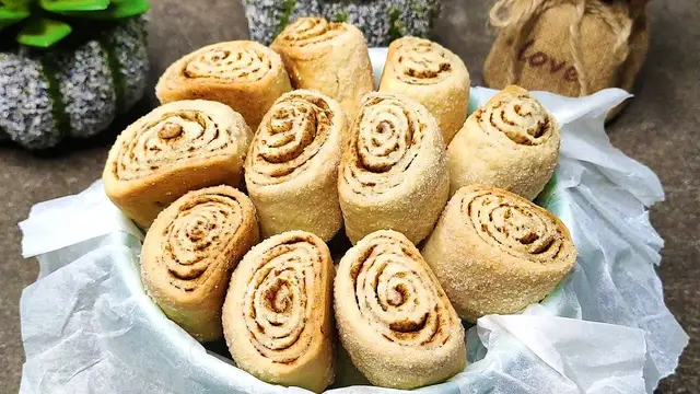 Вкусное слоеное печенье