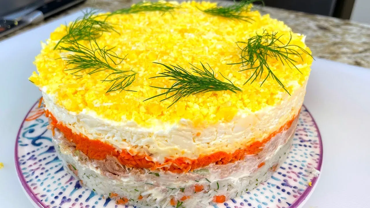 Необыкновенно вкусный салат Мимоза