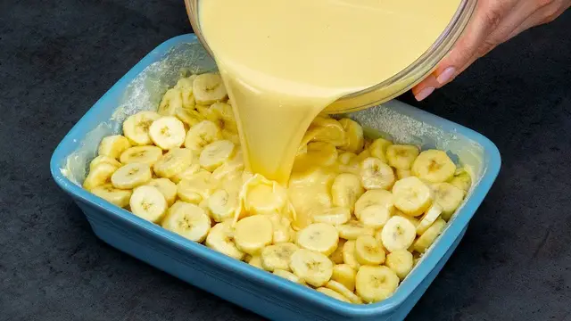 Банановый десерт