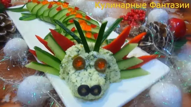 Шикарный салат "Дракон" на праздничный стол