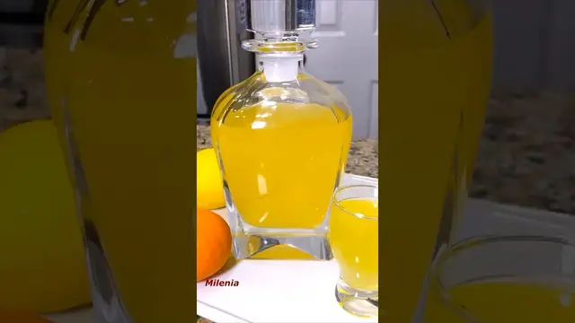 Новогодний цитрусовый ликёр