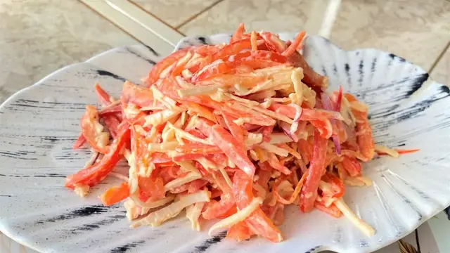 Отличный салат Красное море