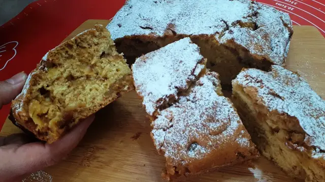 Карамельный яблочный пирог к чаю
