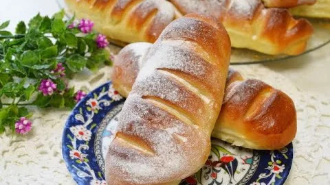 Воздушные булочки с мармеладом