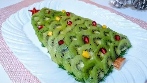 Новогодний салат Изумрудная елка