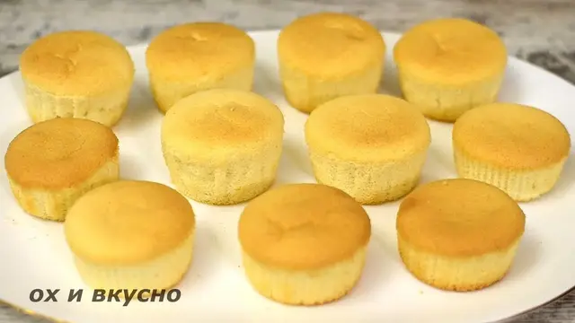 Нежнейшие кексы из рисовой муки