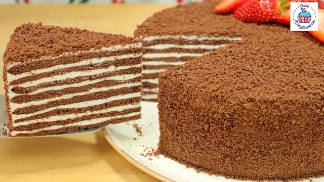 Шоколадный медовик без раскатки коржей