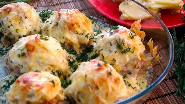 Капустные стожки в духовке 