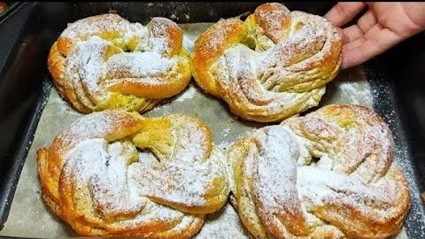 Булочки с творогом