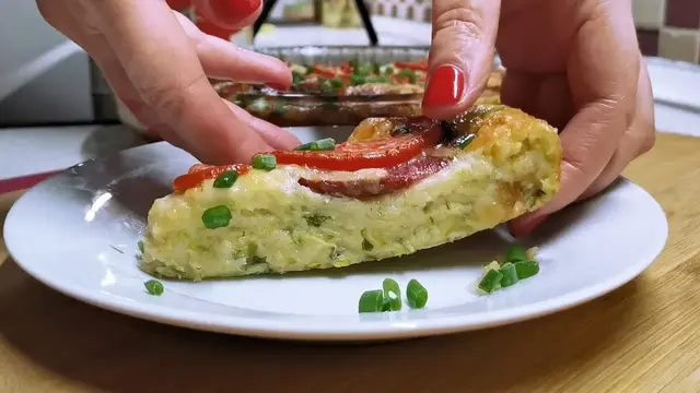 Пицца-пирог из кабачков