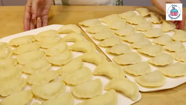 Вареники с картошкой, творогом и капустой