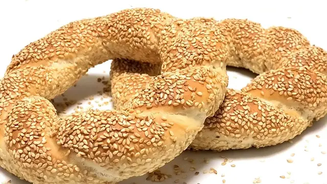 Турецкие бублики с кунжутом
