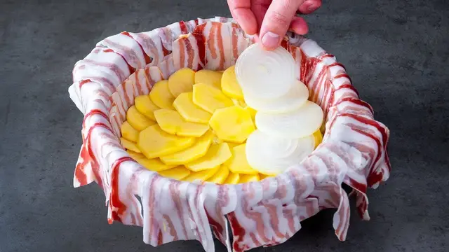 Вкусная запеканка в казане