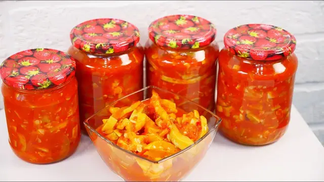 Салат из кабачков на зиму