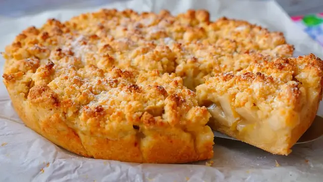 Яблочный пирог к чаю