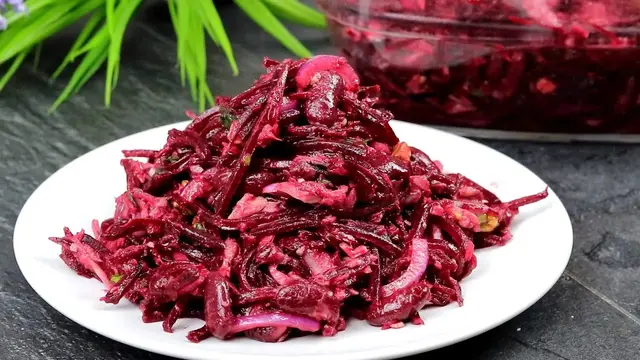 Новый салат из свеклы