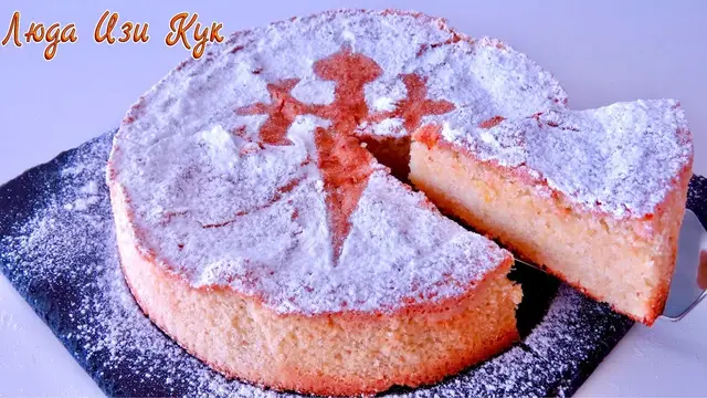 Миндальный пирог кекс