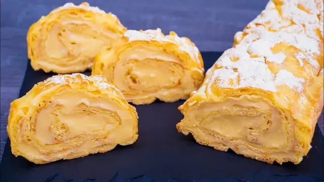 Вкусный рулет-пирожное к чаю