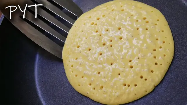 Пышные панкейки на молоке