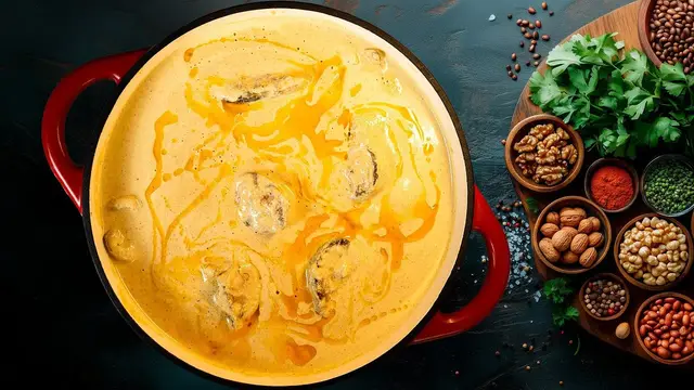 Ароматное сациви с рыбой в ореховом соусе