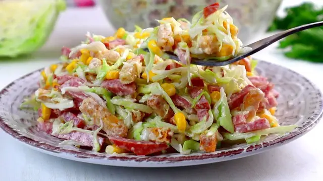 Быстрый и вкусный салат