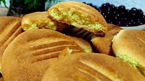 Быстрое и лёгкое песочное печенья на растительном масле