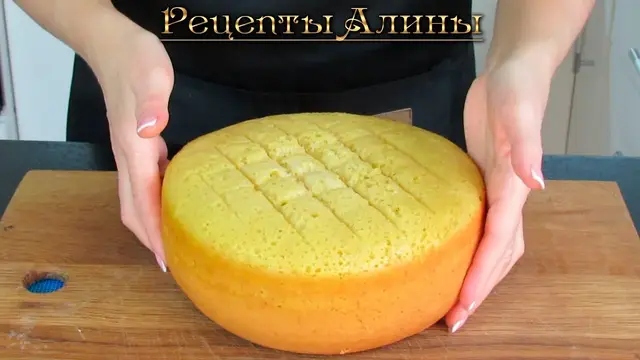 Влажный бисквит, который не требует пропитки