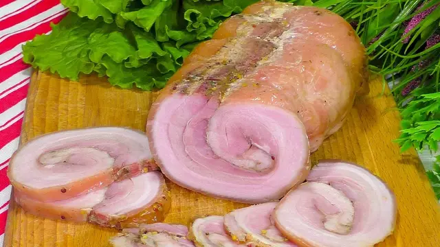 Рулет из свинины на Новый год 