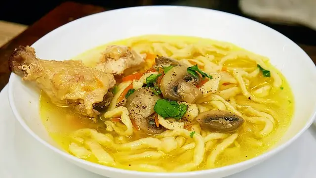 Вкусная домашняя лапша