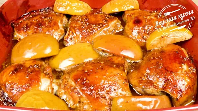 Очень сочная и аппетитная курица запеченная в духовке