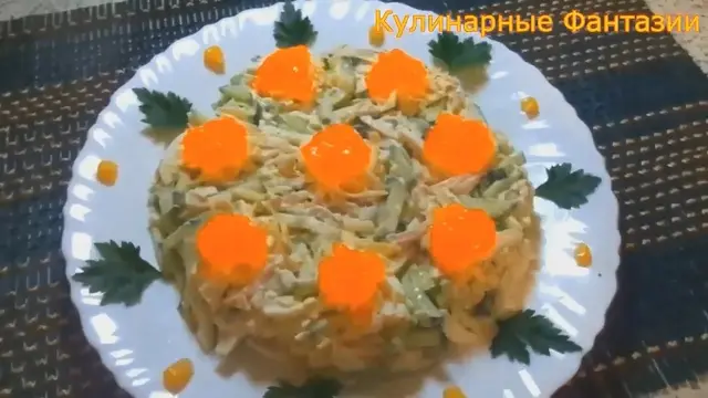 Вкусный салат на скорую руку
