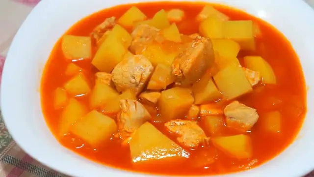Картошка с мясом по-турецки