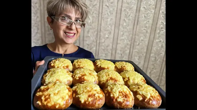 Булочки с сыром и творогом